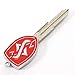 Rotary13B1 Silvia Key Blank - Red Enamel with Chrome Details - Door/Ignition Key