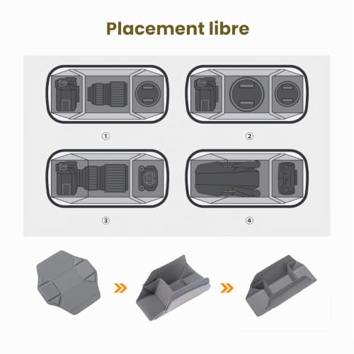K&F CONCEPT Sac à Bandoulière pour Appareil Photo – vue 3