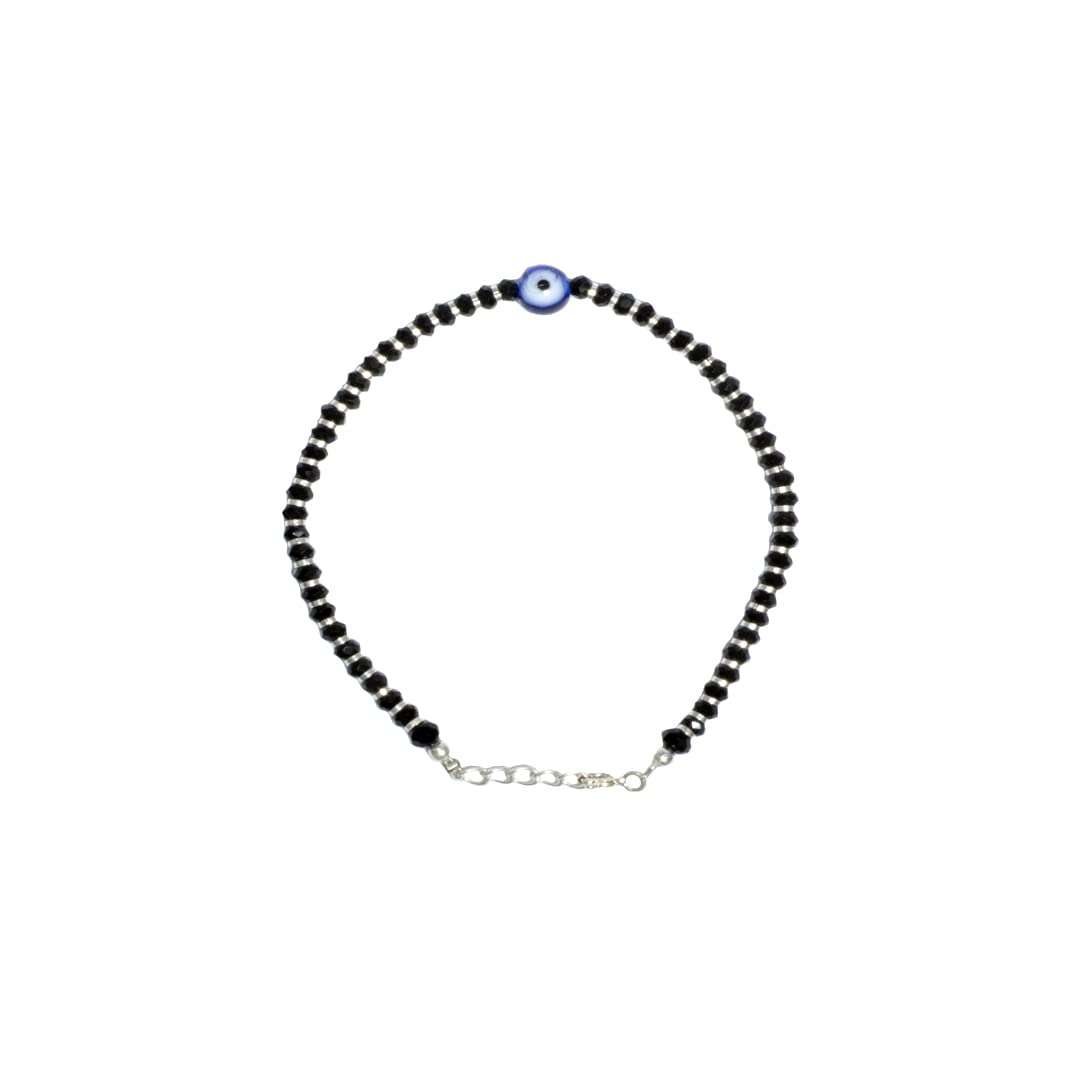 Azita 925 Sterling Silver Single Evil Eye Nazaria Bracelet for Women and Girls with Certificate Of Authenticity and 925 Stamp (B0B6VHS85R) Amazon Price History, Amazon Price Tracker
