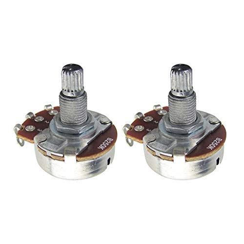 FLEOR 2 pièces pleine taille guitare tonalité contrôle du Volume B250K potentiomètre conique linéaire Dia24mm L18mm Long… - Les Beatles, Paul McCartney, John Lennon, RIngo Starr, George Harrison FLEOR 2 pièces pleine taille guitare tonalité contrôle du Volume B250K potentiomètre conique linéaire Dia24mm L18mm Long…