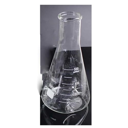 Flacon conique de 500 ml en verre borosilicaté à trois compartiments internes