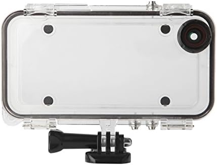 Extreme sports Waterproof Case for iPhone 6, 6s with 170°Wide Angle Lens Compatible with GoPro Accessories in Cycle, Water Sports, Skating, Snow Sports, Skydiving, Climbing (Black)