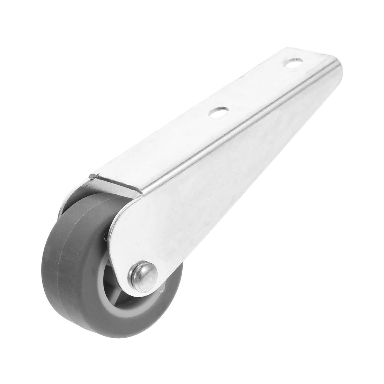 UKCOCO Rotella di supporto per porta in legno, per porte e fienili, morbida mobilità, ruote direzionali ad alte prestazioni, in nylon argentato