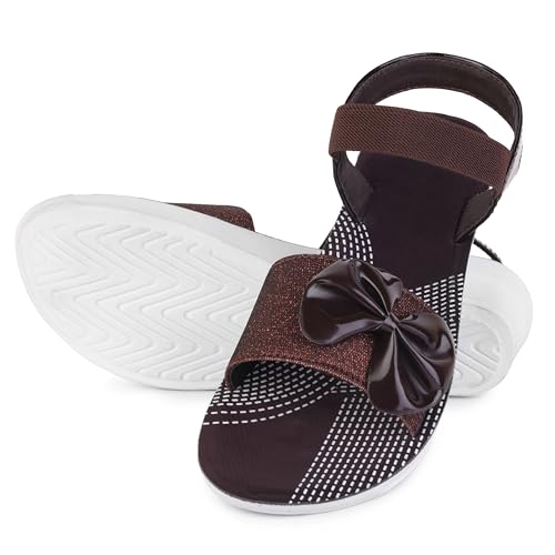 Image of Kashwi Enterprises Women's Comfortable Sandal,Casual Lightweight Sandal for Everyday Wear | BTR- (2-Combo)-1963-OO8