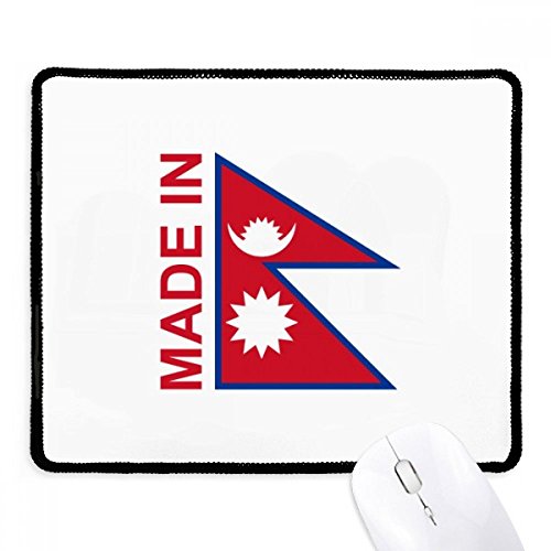 Mousepad de regalo con diseño País Amor de Nepal, antideslizante para oficina