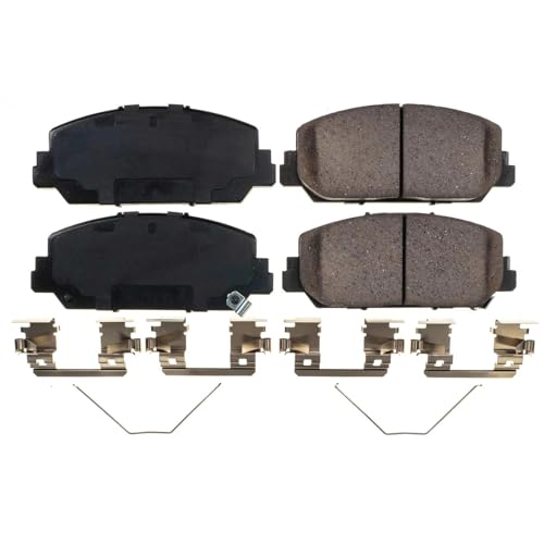Image of PowerStop Front Brake Pads for Acura ILX 2016-20 |RDX 2014-18 |RLX 2014-20 |Honda Accord 2016-17 |Civic 2017-20 - Z17 Ceramic Brake Pads with Installation Hardware, 17-1697