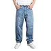 Jeanshosen Herren Hose mit Weitem Bein Patchwork Jeans Casual Relaxed Fit Jeanshose Denim Hosen Baggy Hip Hop Jeans Vintage Y2K Straight Leg Streetwear Freizeithosen Chinohose Herrejeans Straight Hose