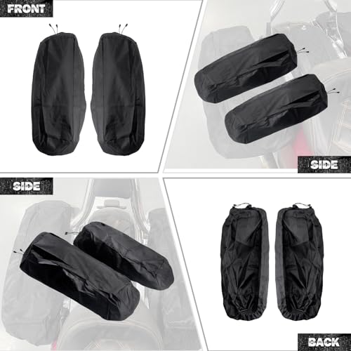 Cubiertas impermeables para tapas de alforjas para Harley Touring miniatura 6