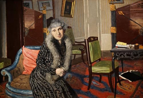 Cuadro en lienzo Madame Alexandre Bernheim por Felix Edouard Vallotton 60x90cm