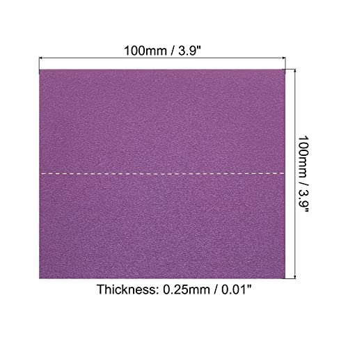 PATIKIL Table Name Place Cards,25Pcs 3.9 x 3.9inch Favor Decor Foldable Blank Card for Wedding Party Seating Place Cards Purple - Image 2