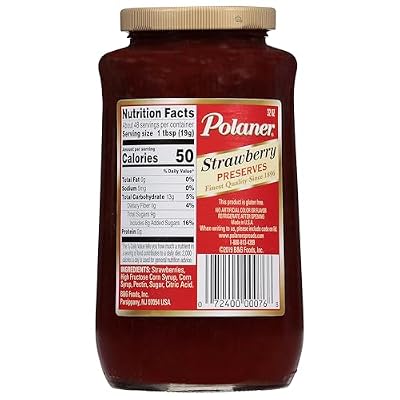 Polaner Preserves, Strawberry, 32 Ounce
