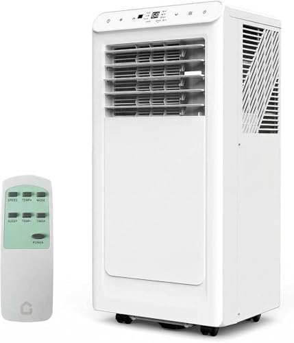 8000 BTU Portable AC 3-in-1 with Remote, Dehumidifier & Fan