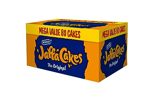 McVities Jaffa Cakes Mega Value 80 Cakes Box (4 Packs of 20 Cakes)