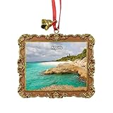 Anguila UK - Colgante colgante para árbol de Navidad, recuerdo de viaje, decoración de fiesta de Navidad