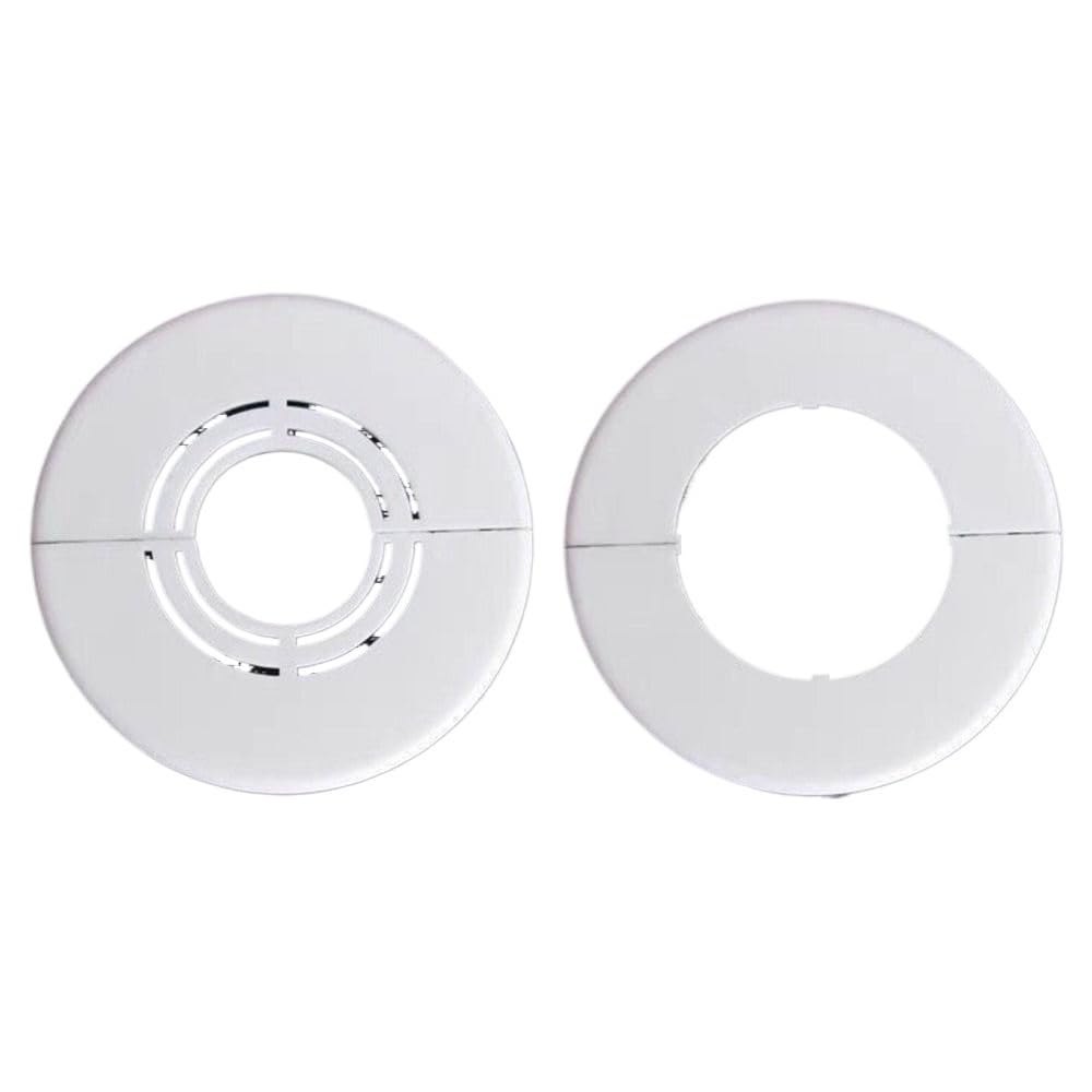 Dasjkdi Silver-7X3cm 20Pcs Useful Abs Shower Faucet Cover Plating Wall Flange Decorative Adjustable For Wall Holes(Silver-7X3cm)