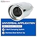 DC Sports Polished Stainless Universal Bolt On Exhaust Tip 2.875