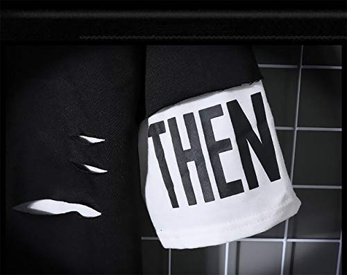 Hello MrLin Heren Techwear Hip Hop Hoodie Japanse Streetwear Patchwork Urban Jumper - Image 5