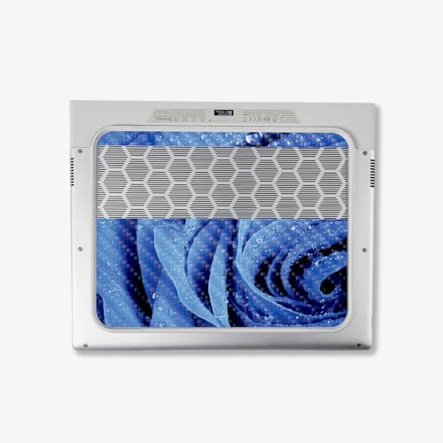 Image of MightySkins Carbon Fiber Skin Compatible with Alienware X14 R2 (2023) Full Wrap Kit - Rose Closeup | Protective, Durable Textured Carbon Fiber Finish | Easy to Apply & Change Styles | Made in The USA