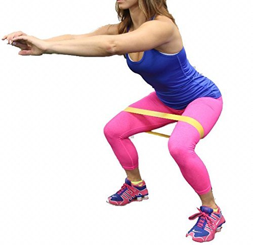 Image of Serious Steel Fitness Mini Resistance Loop Bands | Rehab and Prehab Stretch Bands | 12 inch Exercise Workout Bands (Sets of 5 Pack and Sets of 10 Pack Trainer Options Available!)