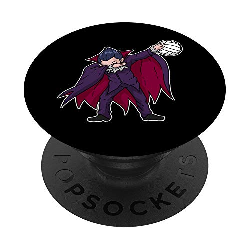 Dabbing Dracula Voleibol Divertido Disfraz De Halloween PopSockets Agarre y Soporte para Teléfonos y Tabletas