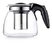 Lovegrace Glas-Teekanne mit Siebaufsatz, Hitzebeständig, Edelstahl Filter Sieb, Überhitzungsschutz, Ideal für Lose Tees (900ml)
