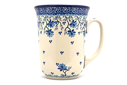 Mug de cerámica Polish Pottery 16 oz Clover Field miniatura 1
