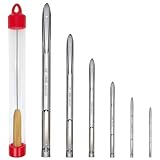 XIALUO Rope Splicing Tool Kit with 6 Stainless Steel Mirror polishing Splicing Tool and Fids Pusher Suitable for Rapid Recovery and Splice Double Braid Rope