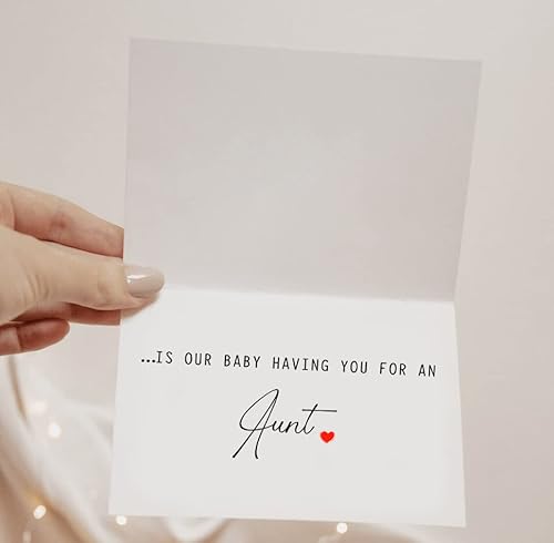 The Only Thing Better Than Having You As My Sister .Is Our Baby Having You For A Aunt - Pregnancy Announcement Greeting Card - Sister Card - We're Pregnant Card - Mother's Day Gift #TOP1