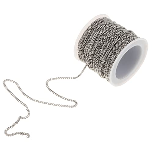 kowaku Elo Da Corrente Do Cabo de aço Inoxidável a Granel para Fabricação de Joias DIY - 2.2mm