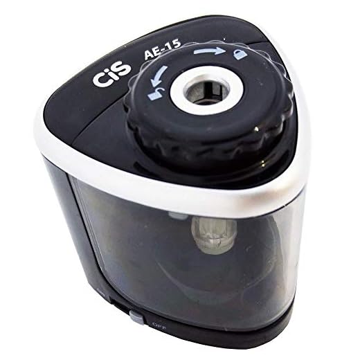 AE-15 Apontador de Mesa Automático, CIS, 41.7001, Preto