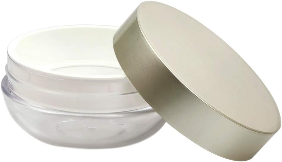 Face Powder Containers 60mL for Loose Foundation Powder or Body Powder Compatable with Joly Power Puff