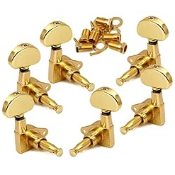 Abaodam 6 Pièces Mécaniques Guitare Boutons Accorder La Guitare Vis De Plaque D’immatriculation Guitares Carottes En Aluminium Matériel De Guitare Cheville De Guitare Dorée Réglage - Les Beatles, Paul McCartney, John Lennon, RIngo Starr, George Harrison Abaodam 6 Pièces Mécaniques Guitare Boutons Accorder La Guitare Vis De Plaque D'immatriculation Guitares Carottes En Aluminium Matériel De Guitare Cheville De Guitare Dorée Réglage – Image 2