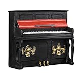 Ornement décoratif pour piano – ce mini piano miniature est à la fois élégant et délicat, un excellent choix pour les passionnés de musique et les accessoires de piano