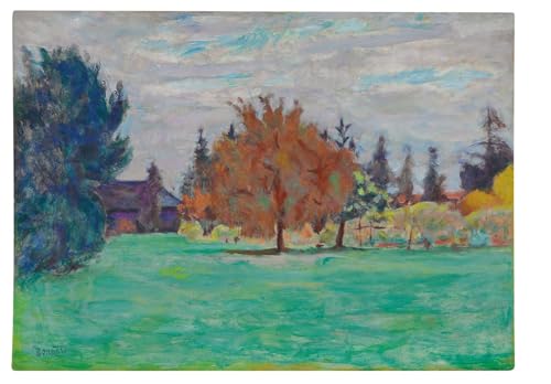 Tableaux peinture sur toile Arbre Jaune décoration chambre d'après Pierre Bonnard