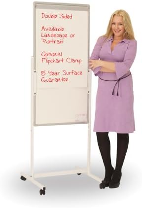 Mobile Writing Whiteboard Portrait Magnetic 900x600mm