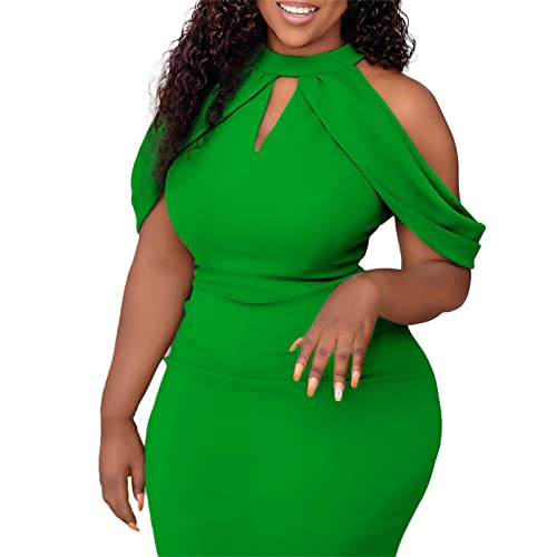 Robe simple noire grande taille pour sublimer les hanches avec élégance - 3