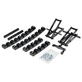 POWERTEC 4-Way Pressure Clamping System | Multi-Directional Woodworking Clamp Set