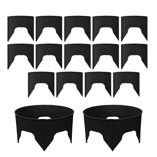 Plant Rings For Outdoor,24 Pieces Round Deep Watering Circular Reusable Edging - 15x13.7cm Planting Rings Garden Protector - For