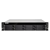QNAP TS-832XU-RP-4G-US 2U 8-Bay ARM-Based 10G NAS, Quad Core 1.7GHz, 4GB DDR3 RAM, 2 x 10GbE SFP+, 2 x GbE, Redundant Power Supply