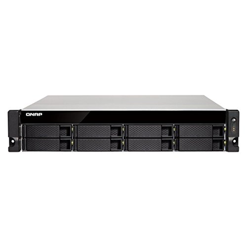 QNAP TS-832XU-RP-4G-US 2U 8-Bay ARM-Based 10G NAS, Quad Core 1.7GHz, 4GB DDR3 RAM, 2 x 10GbE SFP+, 2 x GbE, Redundant Power Supply