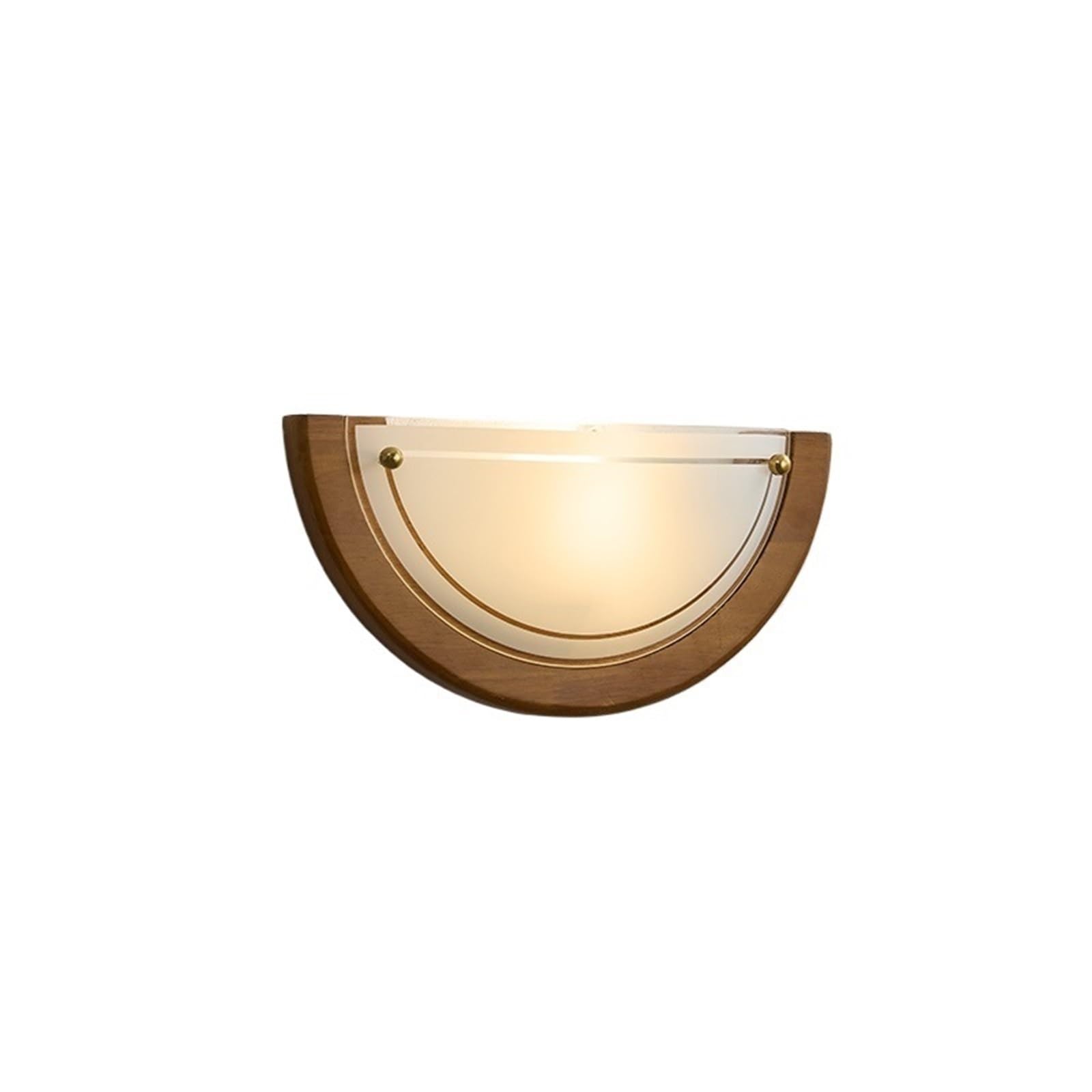 YQINQIN83B Wall Sconce Walnut Color Retro Mirror Lights Entrance Corridor Bedroom Bedside Lamp for Hallway