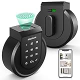 SECURAM Touch Smart Lock Deadbolt, Keyless Entry Door Lock with Fingerprint, Touchpad, High-Security...