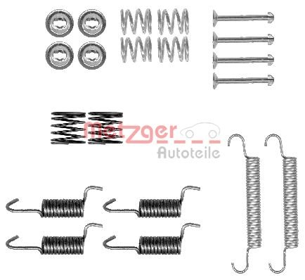 Kit accessoires pour plaquettes de frein de stationnement Metzger CR 899