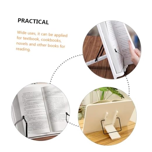 Adjustable Wooden Book Stand for Reading