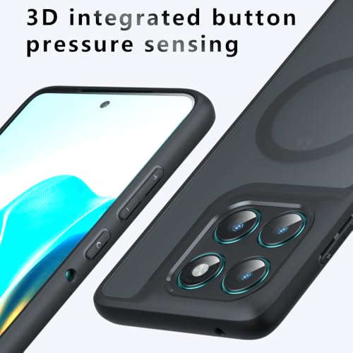 Image of Mobile Back Cover for Motorola Edge 70 5G, Matte PC Back Soft Bumper Shockproof Magnetic Support Mobile Back Case Cover (Motorola Moto Edge 70)