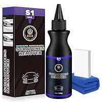 2025 New Upgraded Car Scratch Remover, Scratch and Swirl Remover for Vehicles Blemishes, Non-Toxic Car Paint Scratch Repair, Polishing & Waxing Kits with Buffer Pad, Microfiber Towel (1)