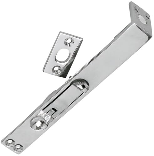 Merriway BH05680 Flush Fitting Door Bolt, 150 mm (6 Inch), Chrome