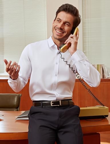 Chemise homme sans repassage regular fit extensible pour business