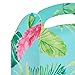 BLUE PANDA Tropical Party Favor Boxes - 24 Pack - 6 x 3 x 3 in, Teal Floral - Luau Party Decorations & Birthday Favor Boxes - 300gsm Cardstock Construction
