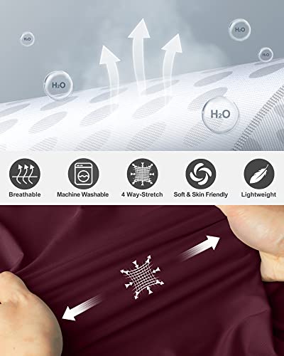 33,000Ft Men's Golf Polo Shirts Short Sleeve Dry Fit Casual Workout Sports Athletic Tennis Performance Collared T-Shirt #TOP3